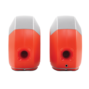 JBL Pebbles - Orange / White - Plug and play 2.0 audio system - Back